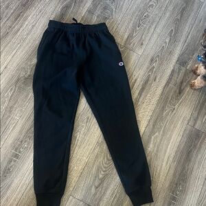 Champion Black Fleece Jogger Pants